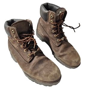TIMBERLAND LEATHER WORK BOOTS SIZE 9M